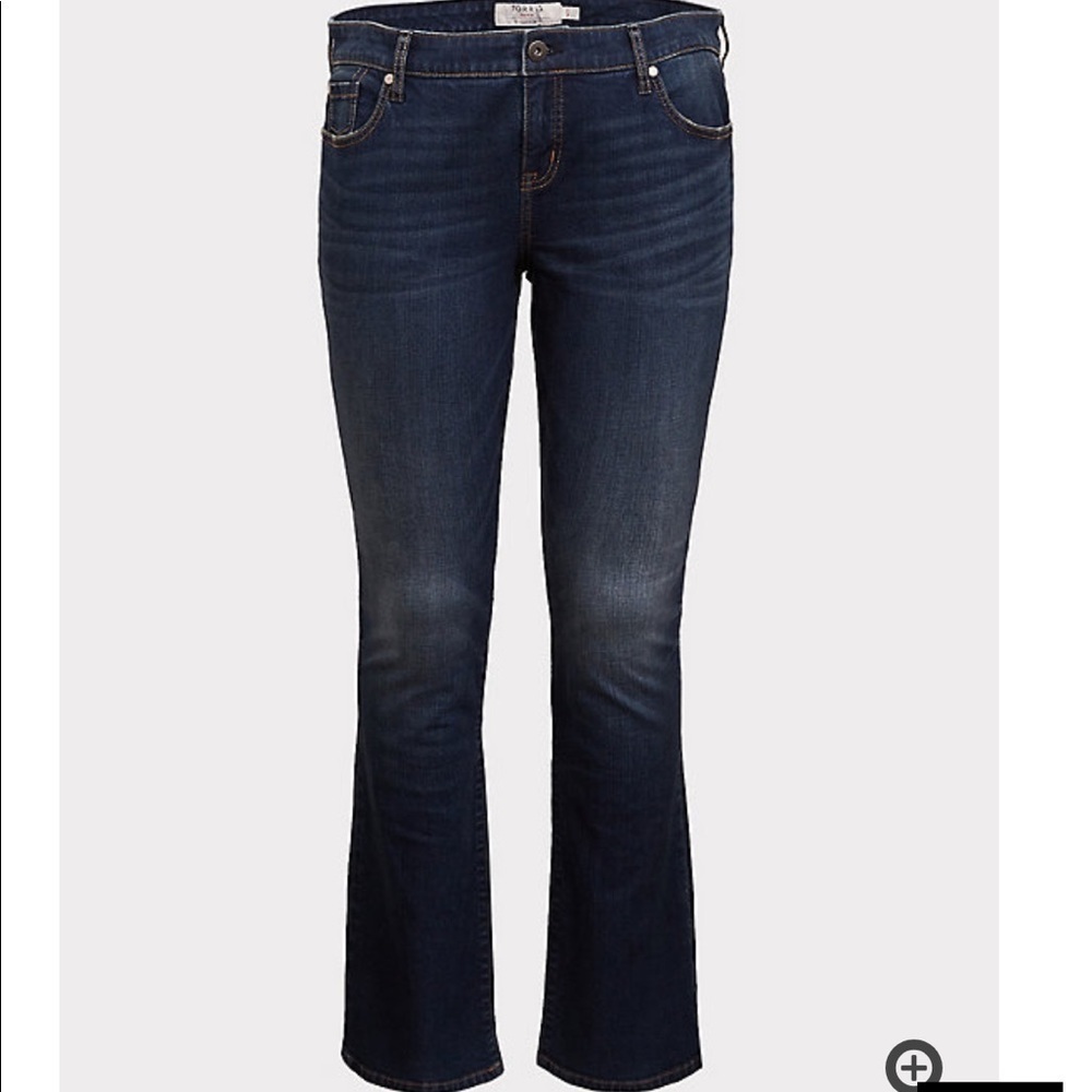 Torrid SLIM BOOT JEAN - VINTAGE STRETCH DARK WASH